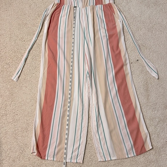 Roxy Striped Boho Style Jumpsuit - Picture 9 of 12